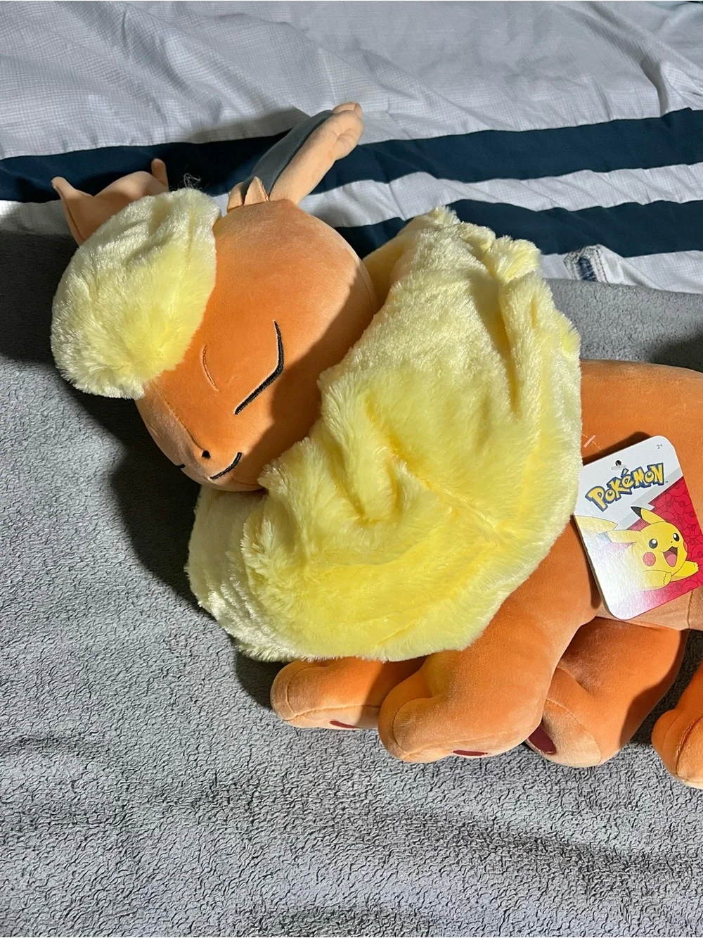 Pokemon Sleeping Flareon Plush